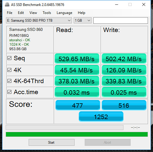 đánh giá SSD Samsung 860 Pro