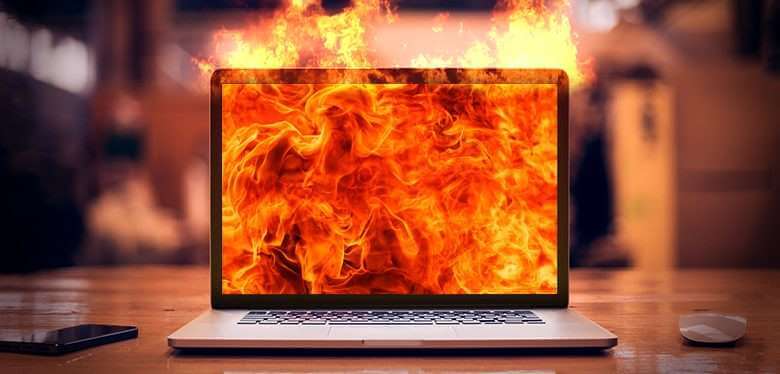 laptop bị nóng bất thường