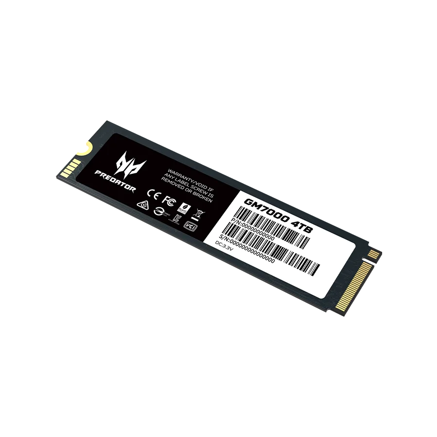 o cung ssd m.2 predater gm7000 pcie gen4 nvme gia si bao nhieu