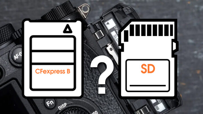 So sánh thẻ CFexpress B với thẻ SD