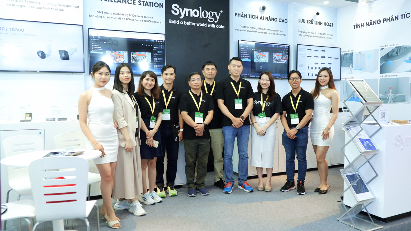 eavn đồng hành cùng synology tại secutech vietnam 2023