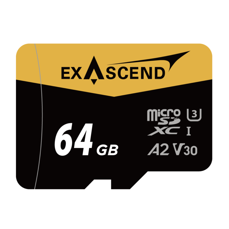 thẻ nhớ microsd 64gb exascend catalyst quay video 4K UHD