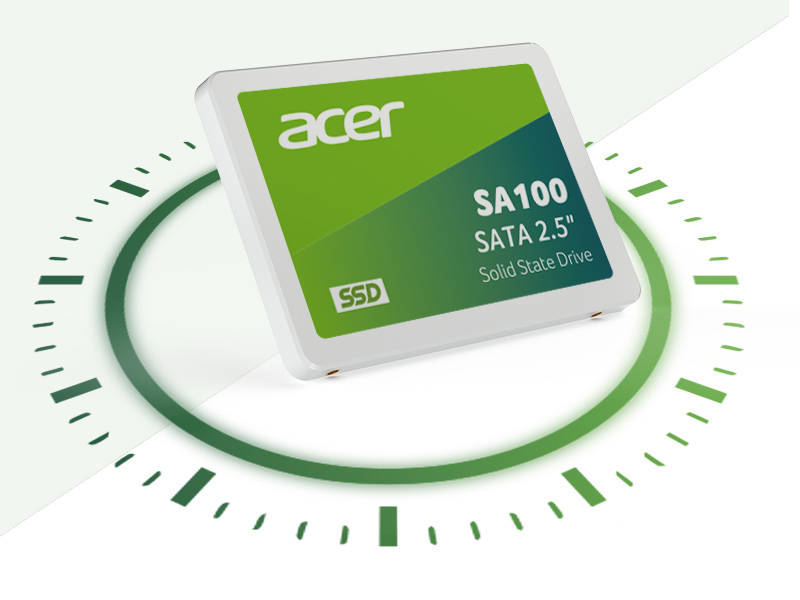 ổ cứng SSD Acer SA100 tiết kiệm điện
