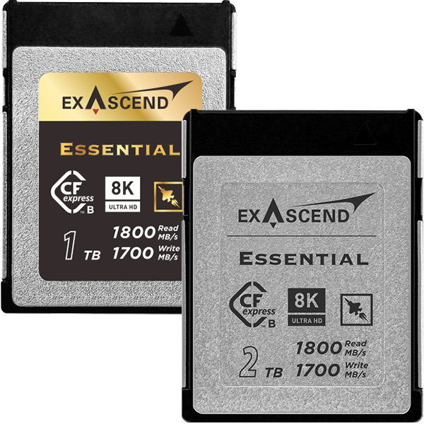 thẻ nhớ cfexpress type b exascend essential dành cho máy quay chuyên nghiệp