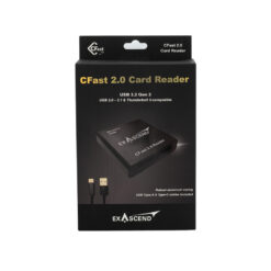 đầu đọc thẻ cfast 2.0 exascend usb 3.2 gen2 full hộp