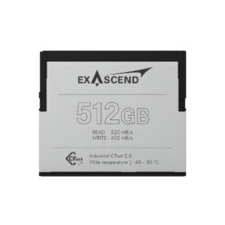 thẻ nhớ công nghiệp cfast exascend cfs300 cấp công nghiệp 512gb