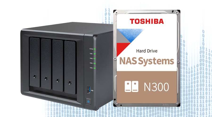 ổ cứng mạng nas toshiba n300 dành cho cá nhận và doanh nghiệp