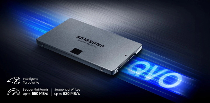 tốc độ đọ ghi nhanh của ổ ssd samsung 870 qvo