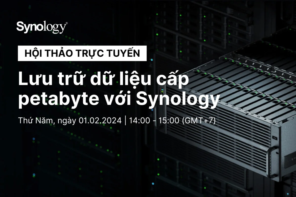 hội thảo trực tuyến Synology tháng 02.2024