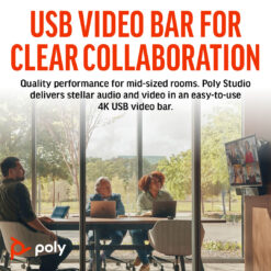 thiết bị truyền hình poly studio usb video bar 842d4aa