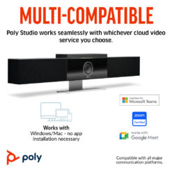 thiết bị truyền hình poly studio usb video bar 842d4aa