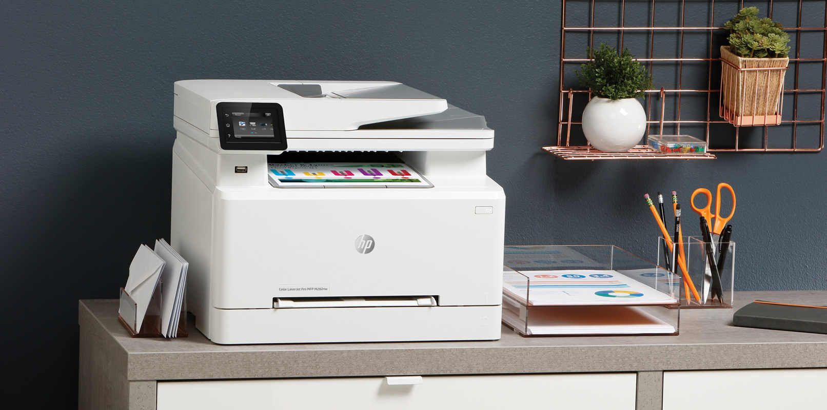 máy in màu đa năng hp laserjet pro mfp m282nw 7kw72a chính hãng