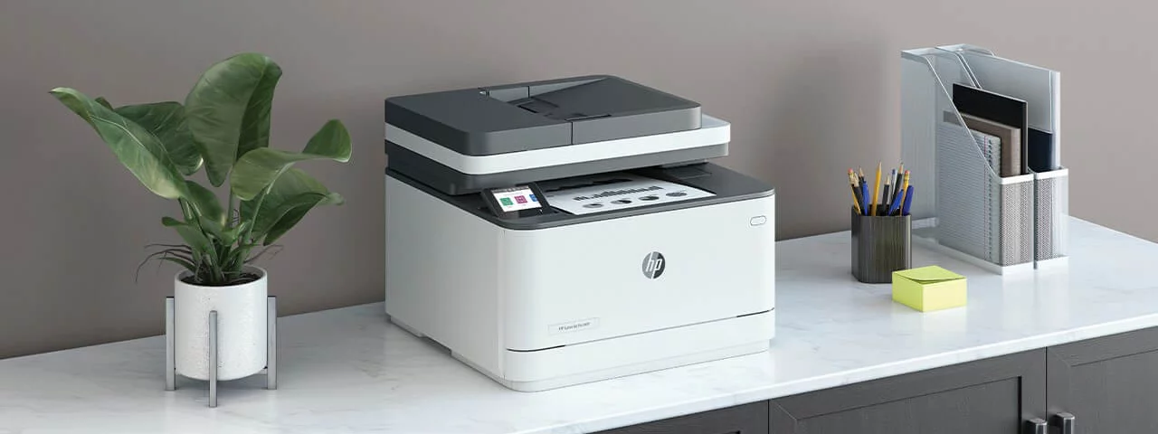 máy in scan copy fax trắng đen hp laserjet