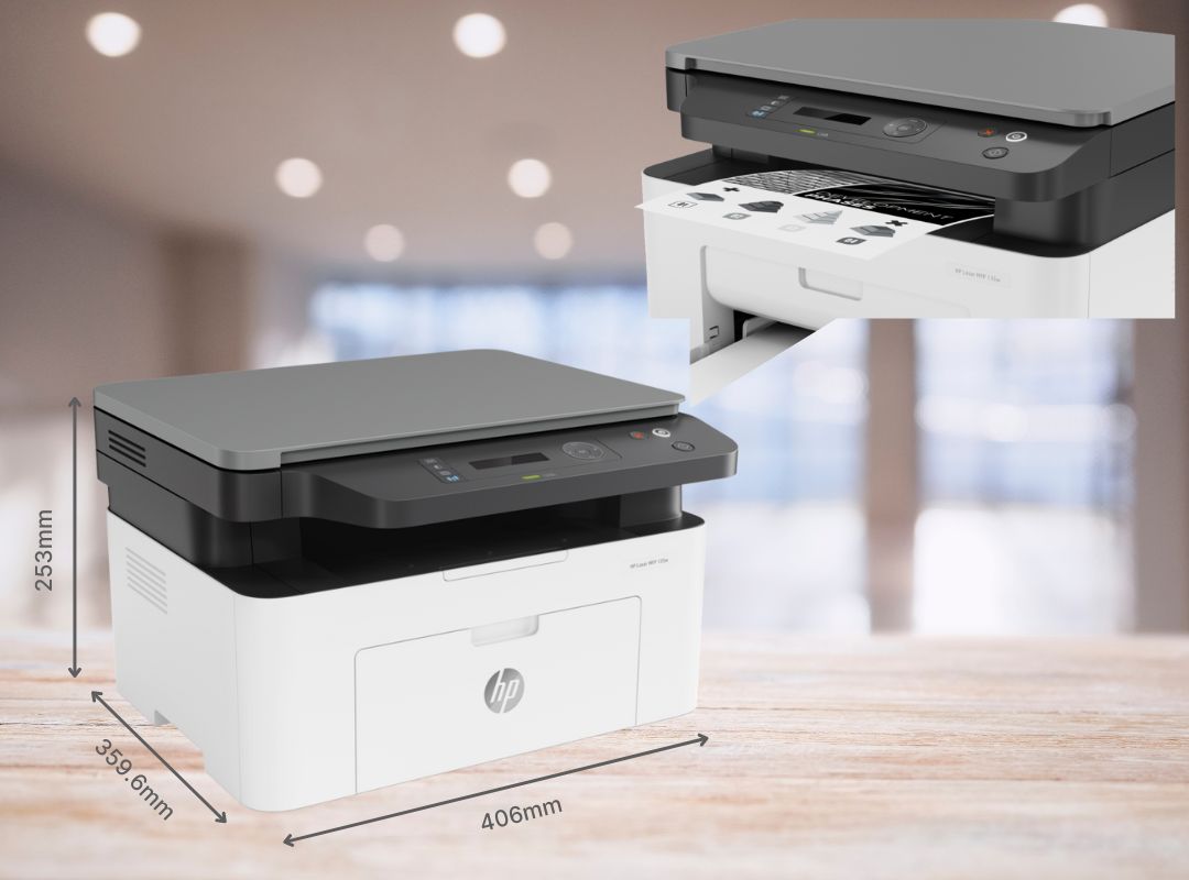 máy in trắng đen hp laser mfp 135w wifi 4zb83a