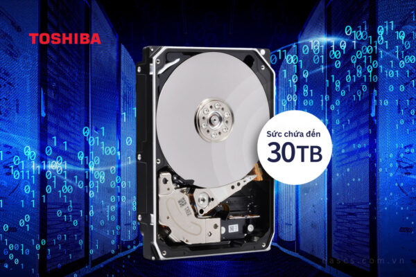 toshiba mở rộng giới hạn lưu trữ cho dòng ổ cứng server Nearline lên đến 30tb