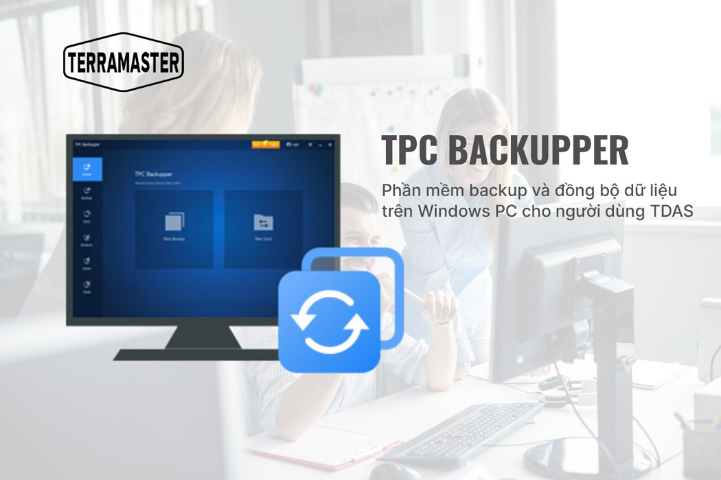 phần mềm sao lưu và đồng bộ dữ liệu terramaster tpc backupper