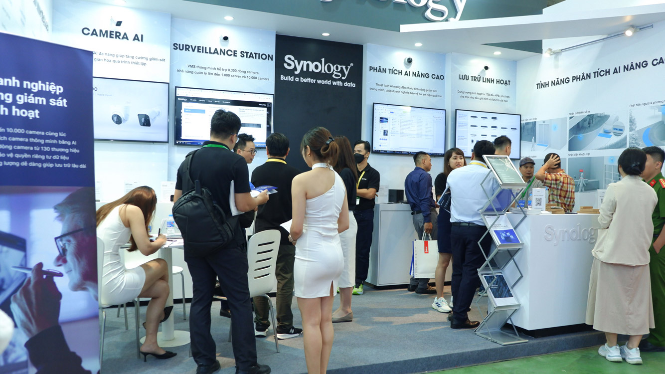 synology tại triển lãm secutech vietnam 2024