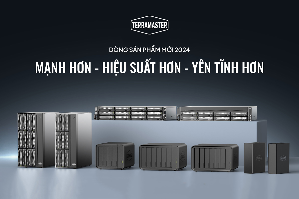 terramaster ra mắt 9 dòng nas mới trong mùa thu 2024