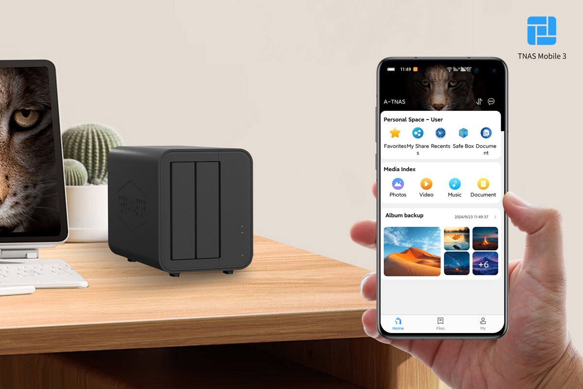 terramaster ra mắt app di động quản lý thiết bị nas mới