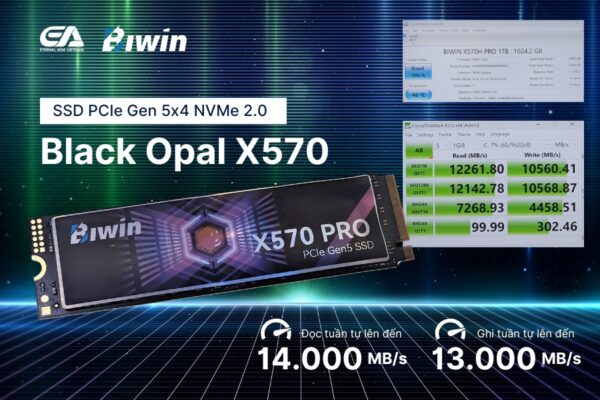 biwin sắp ra mắt ổ cứng ssd pcie gen 5 x4 black opal x570
