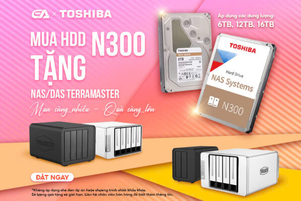 chương trình khuyến mãi toshiba n300 hdd tháng 02 2025