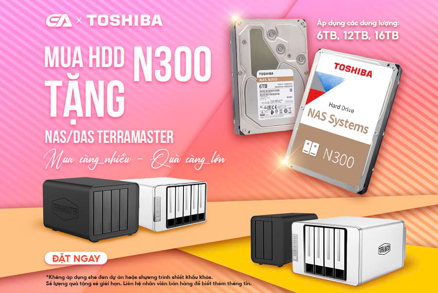 chương trình khuyến mãi toshiba n300 hdd tháng 02 2025