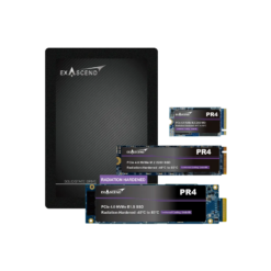 exascend pr4 series - ssd pcie gen 4 chống bức xạ