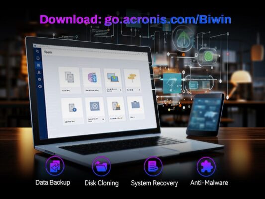 phần mềm acronis backup dữ liệu miễn phí dành cho ổ cứng ssd biwin