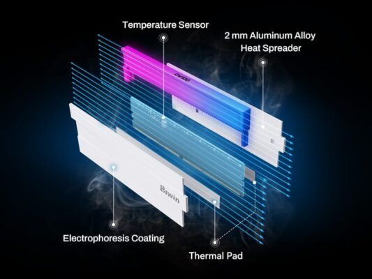 ram dd5 biwin black opal dw100 rgb 8400tm/s