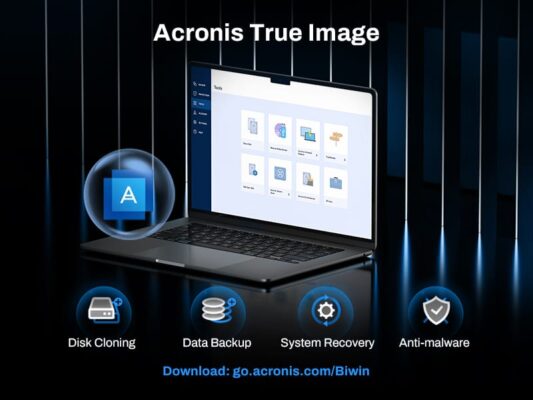 phần mềm backup dữ liệu miễn phí đi kèm ổ cứng ssd biwin