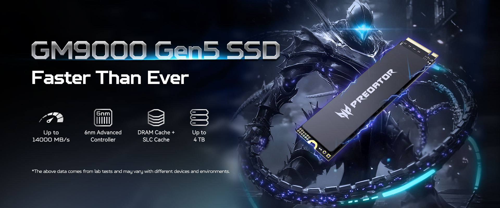 ổ cứng ssd pcie gen 5 predator gm9000