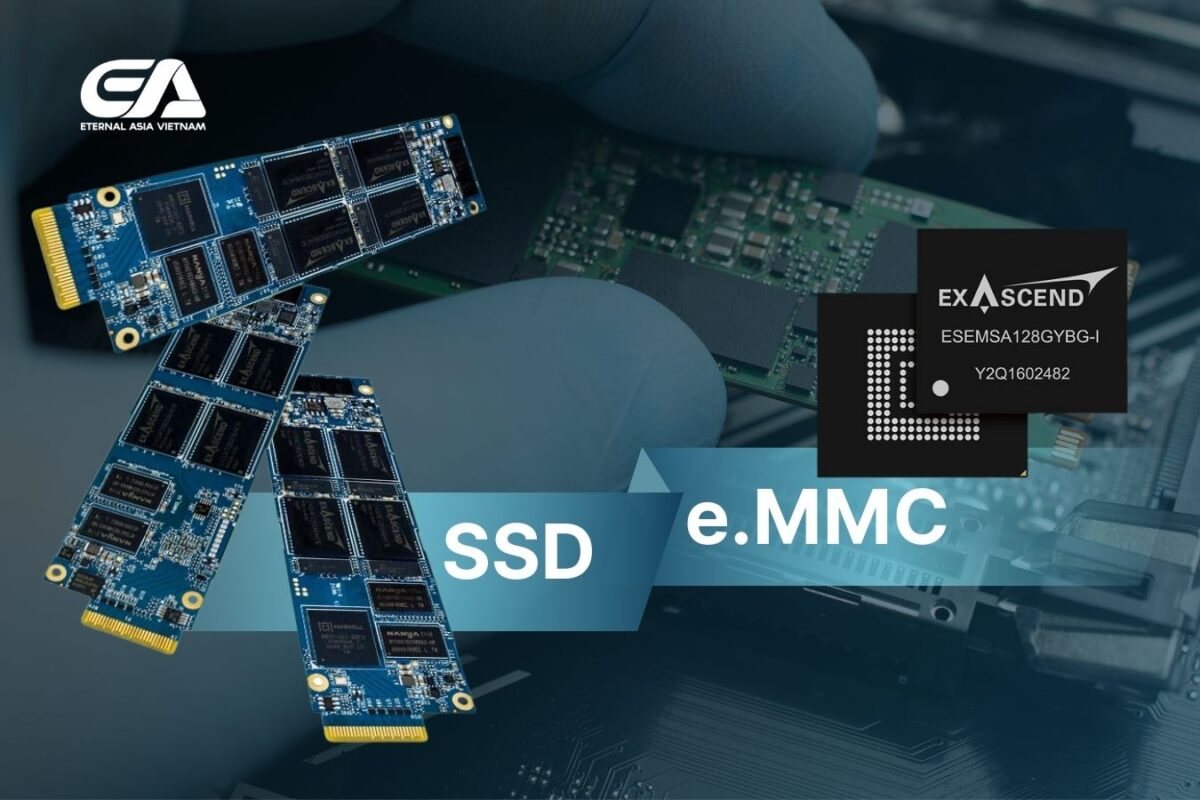 so sánh ổ cứng ssd và bộ nhớ emmc