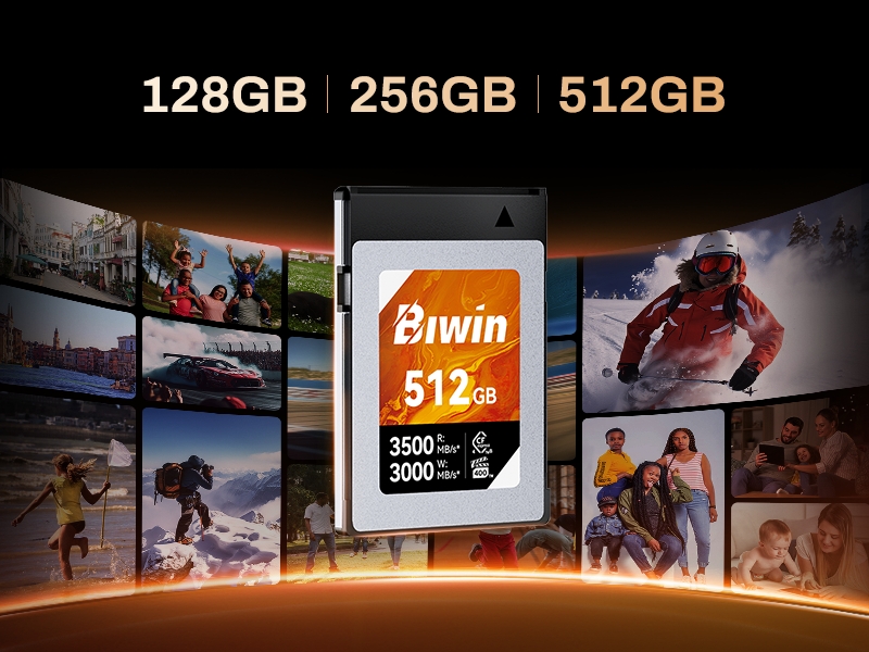 thẻ nhớ biwin amber cb450 128gb, 256gb, 512gb
