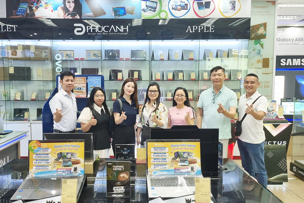 biwin storage và eavn ghé thăm đại lý đối tác