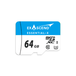 thẻ nhớ microsdxc exascend essential-x uhs-i u3 64gb