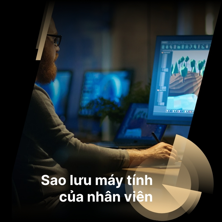 sao lưu dữ liệu trên máy tính nhân viên