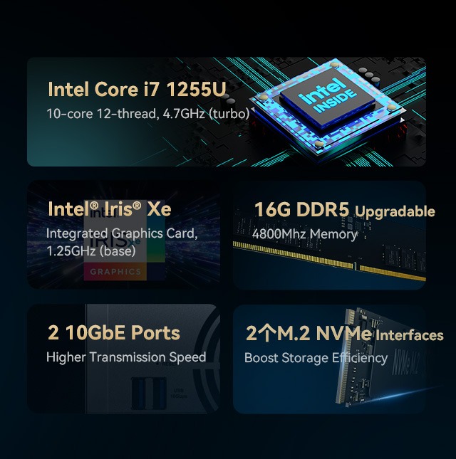 nas terramaster u12-500 plus server backup tích hợp