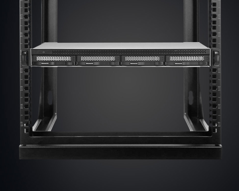 nas rackmount terramaster u4-500 server sao lưu tích hợp 96TB