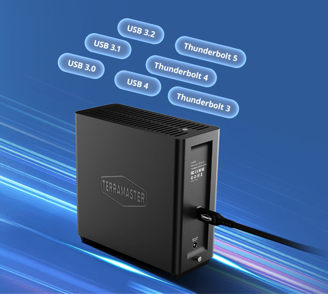 das 4 bay terramaster d4 ssd tương thích cao