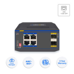 switch mạng công nghiệp 6 cổng aurcore ais2001