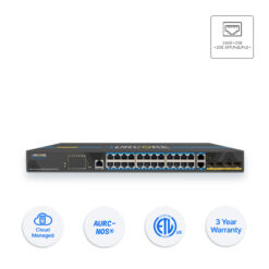 aurcore aes2002p enterprise switch 28-port