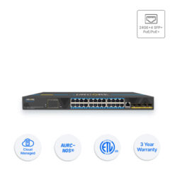 aurcore aes4001p enterprise switch 28-port
