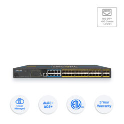 switch mạng doanh nghiệp 28 port aurcore aes4010