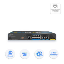 aurcore aes4101p enterprise switch 12-port