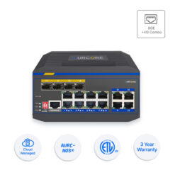 switch mạng công nghiệp 12 cổng aurcore ais2003