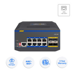 switch mạng công nghiệp 12 cổng aurcore ais4001