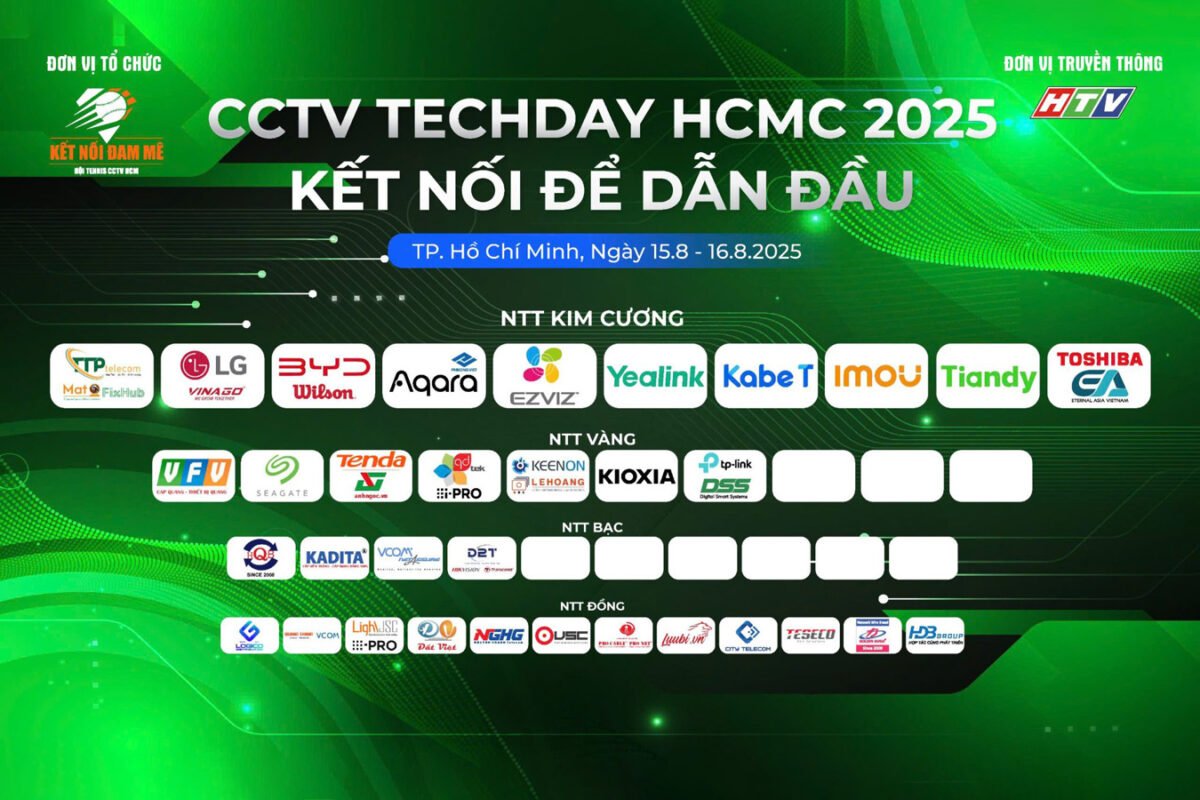 eavn đồng hành cùng toshiba tại cctv techday hcmc 2025