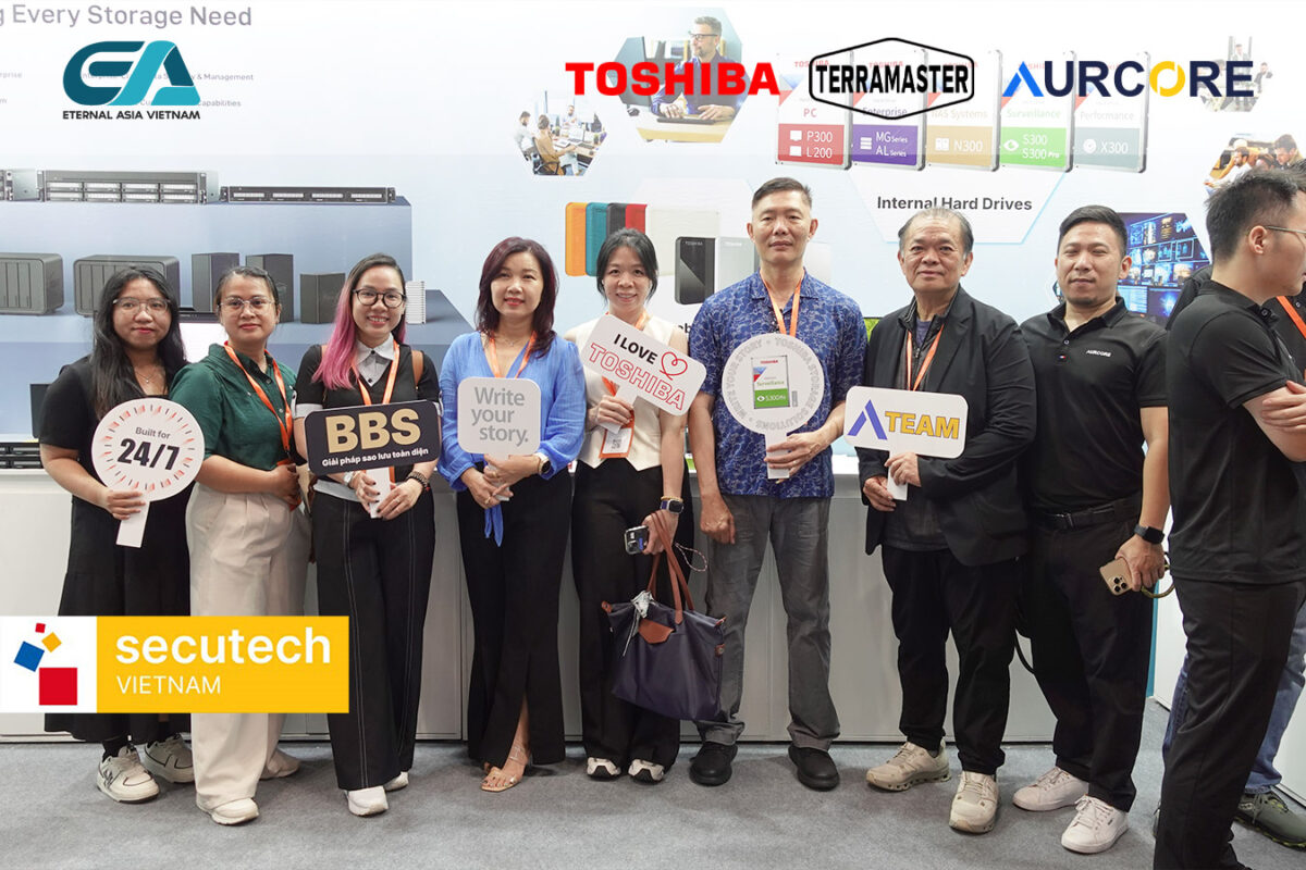sự kiện secutech vietnam 2025 toshiba terramaster aurcore