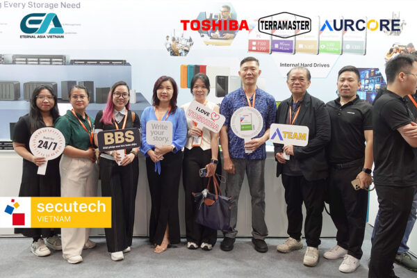 sự kiện secutech vietnam 2025 toshiba terramaster aurcore