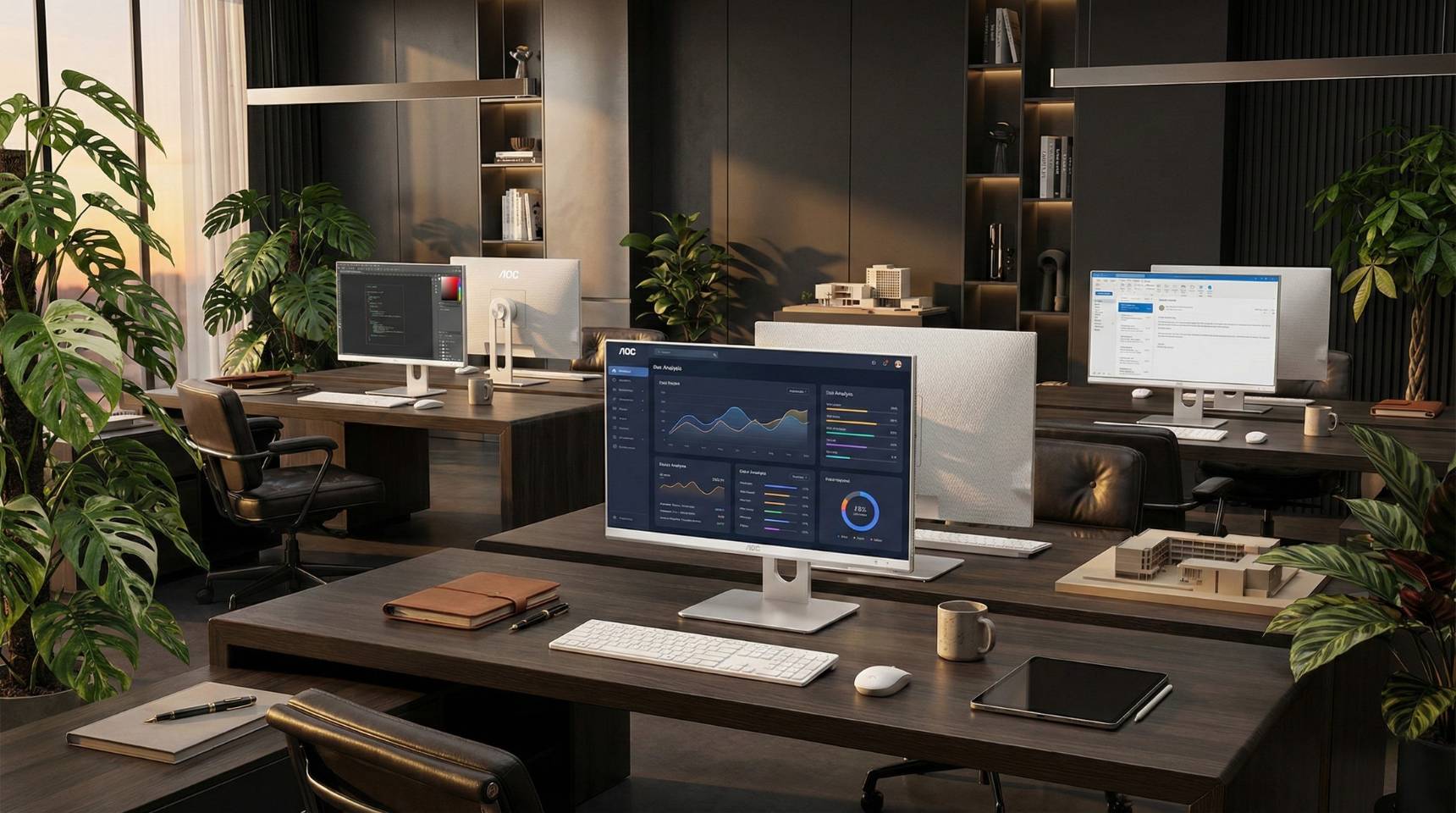 máy tính aoc all-in-one a66 chính hãng